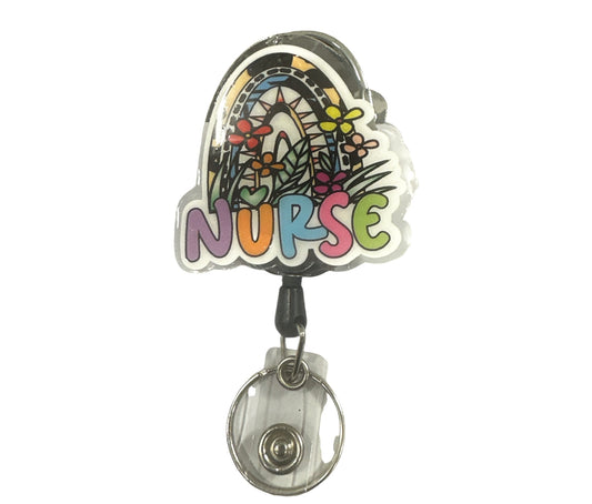 Rainbow nurse badge