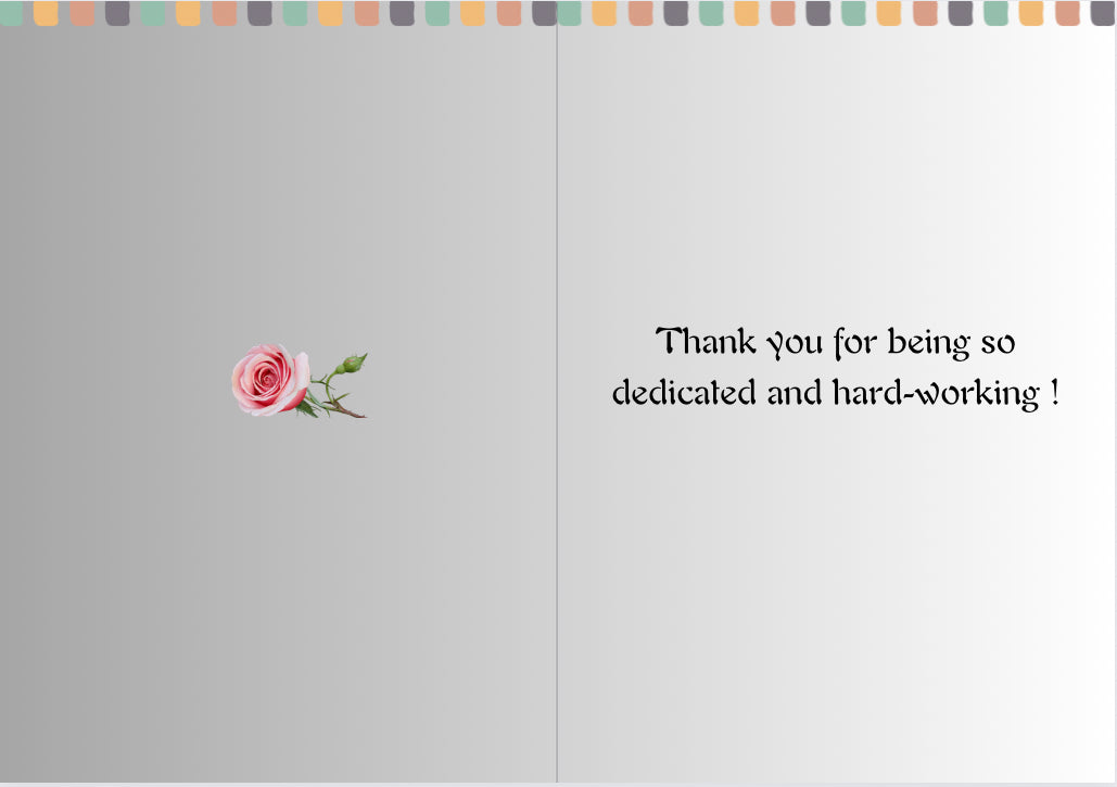 Thank You Greeting Card